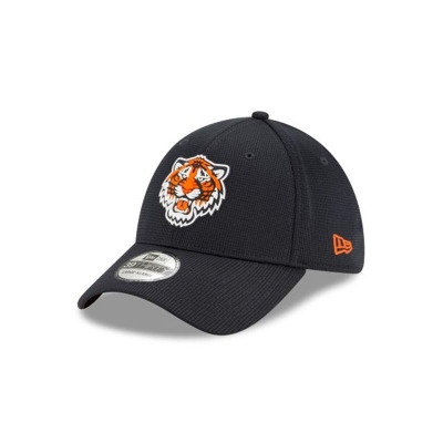 Detroit Tigers Gorra | New Era MLB Clubhouse Collection 39thirty Stretch Fit Cap Mexico - Azules